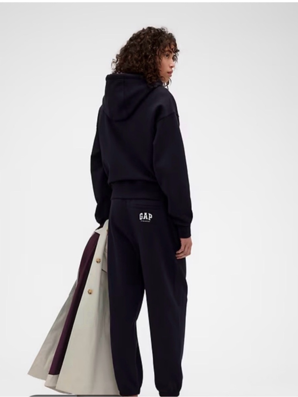 GAP X Victoria Beckham Navy French Terry Joggers